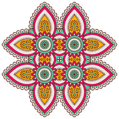 Vector colorful Mandala