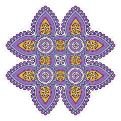 Vector colorful Mandala
