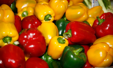 Photo of bunch peppers or paprika image wallpapers background