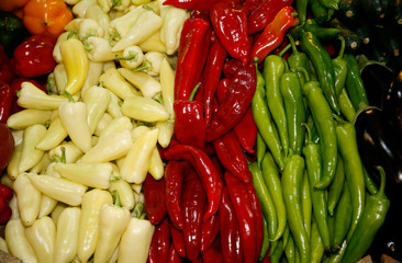 Photo of bunch peppers or paprika image wallpapers background