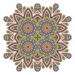 Fototapeta premium Vector colorful Mandala