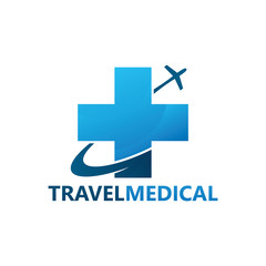 Obraz premium Travel Medical Logo Template Design