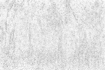 Black grainy texture isolated on white background. Dust overlay. Dark noise granules. Digitally generated image. Vector design elements. Illustration, Eps 10.