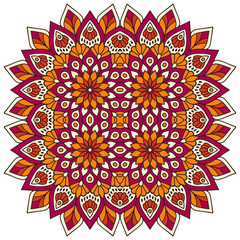 Vector colorful Mandala