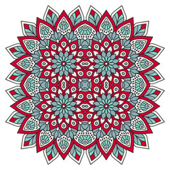 Vector colorful Mandala