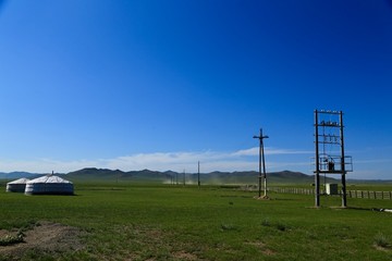 ゲルと送電線