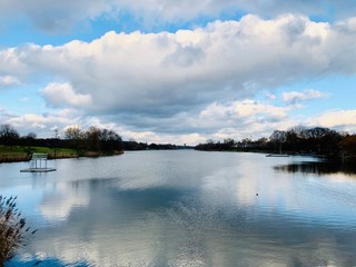 Fototapeta premium lake and sky