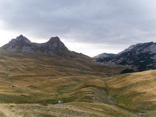 Landscape of Durmitor National Park. Montenegro