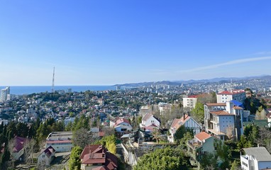 top view of the spring port city