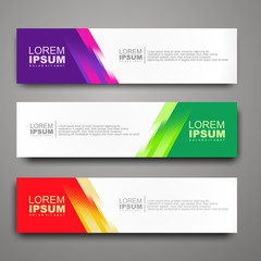 Fototapeta premium Vector abstract web banner design template with halftone pattern.