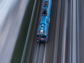  Railway transport, panning, Poland, Mazovia © Marcin Ziółkowski