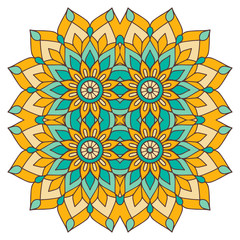 Vector colorful Mandala