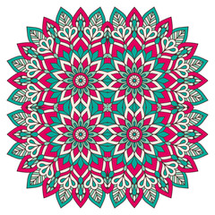 Vector colorful Mandala