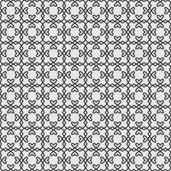 Trendy black and white background geometric pattern. Textile design texture.