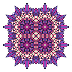Vector colorful Mandala