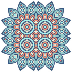 Vector colorful Mandala