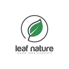 Leaf Nature Logo Design Vector