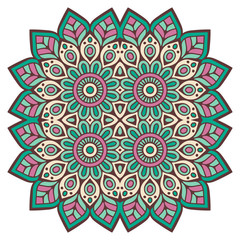 Vector colorful Mandala