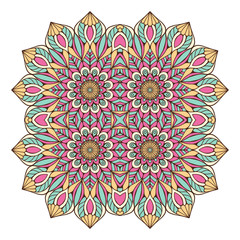 Vector colorful Mandala