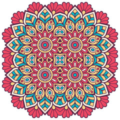 Vector colorful Mandala