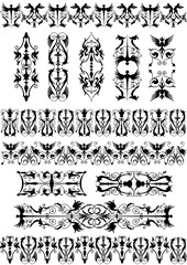 vintage ornament set.