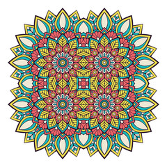 Vector colorful Mandala