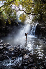 Obraz premium young woman in the river