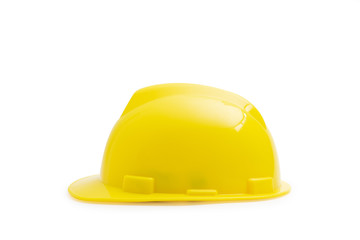 Engineer hat isolated on white background.
