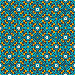 Vintage floral seamless pattern