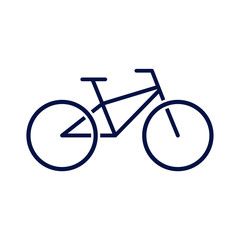 Fototapeta premium Bike icon vector. Bicycle logo flat illustration isolated on white background.