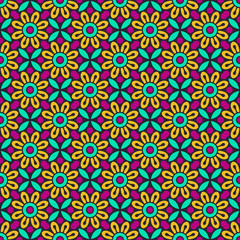 Vintage floral seamless pattern