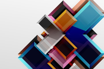 Metal arrow shape background. Abstract geometric background with 3d effect composition For Wallpaper, Banner, Background, Card, Book Illustration, landing page