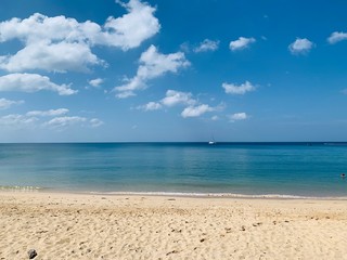 beach and blue sky