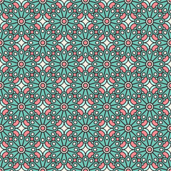 Vintage floral seamless pattern