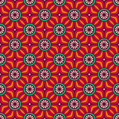 Vintage floral seamless pattern