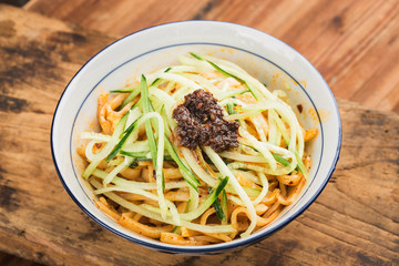 chinese food-Shaanxi spicy cold skin snack