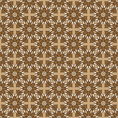 Vintage floral seamless pattern