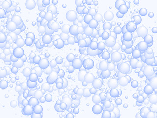 Fototapeta na wymiar Soap foam bubbles, shampoo soapy effect background