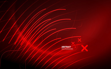 Abstract background - neon line design for Wallpaper, Banner, Background, Card, Book Illustration, landing page