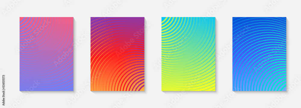 Poster minimal vector abstract cover notebook design. planner and diary cover for print. abstract design fo
