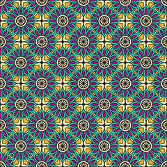 Fototapeta premium Vintage floral seamless pattern