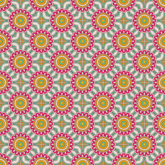Vintage floral seamless pattern