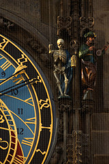 Obraz premium Prague (Czech Republic). Prague Astronomical Clock (Staroměstský orloj) in the Old Town
