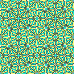 Vintage floral seamless pattern