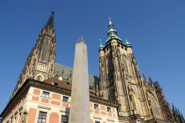 Prague (Czech Republic). St. Vitus Cathedral (Chrám svatého Víta or Katedrála Svatého Víta)