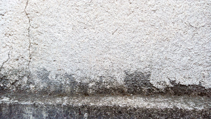 Gray grunge cracked old wall texture, concrete cement background, full frame