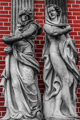 Naklejka premium statue of a woman