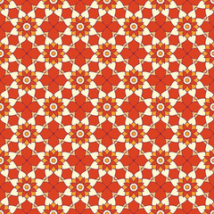 Vintage floral seamless pattern