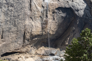 waterfall at Yosemite national park in the mountains