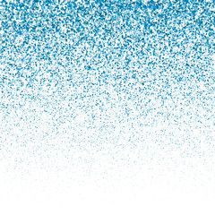 Vector glitter particles background effect for luxury greeting rich card. Sparkling blue texture. festive dust, sparks from an explosion on a white background. eps 10